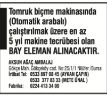 AKSUN AĞAÇ AMBALAJ