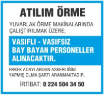 ATILIM ÖRME