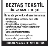 BEZTAŞ TEKSTİL
