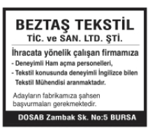 BEZTAŞ TEKSTİL
