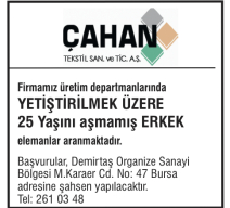 ÇAHAN TEKSTİL