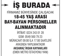 İŞ BURADA