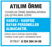 ATILIM ÖRME
