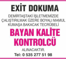 EXİT DOKUMA