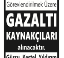 GAZALTI KAYNAKÇILARI