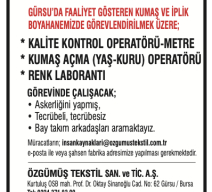ÖZGÜMÜŞ TEKSTİL