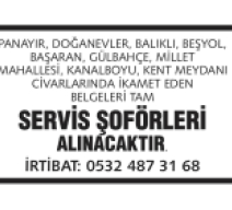 SERVİS ŞOFÖRLERİ