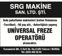 SRG MAKİNE